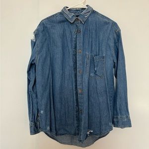 Denim Zara Large Shirt